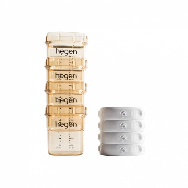 Hegen Breastmilk Storage PPSU 4-pack 150ml/5oz