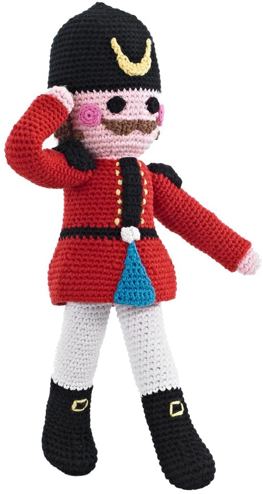 Pebble Hand Crochet Nutcracker