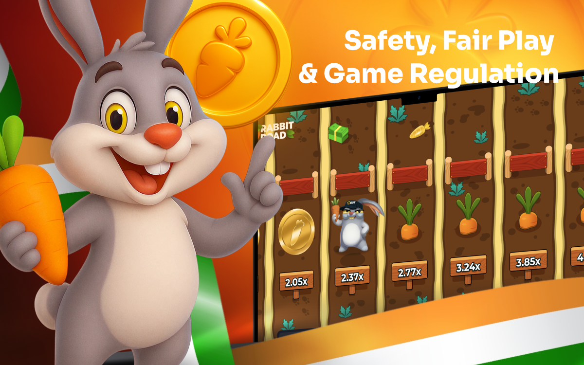 Rabbit Road — Safety, Fair Play & Regulation Information on safety, fair play, and regulations in Rabbit Road